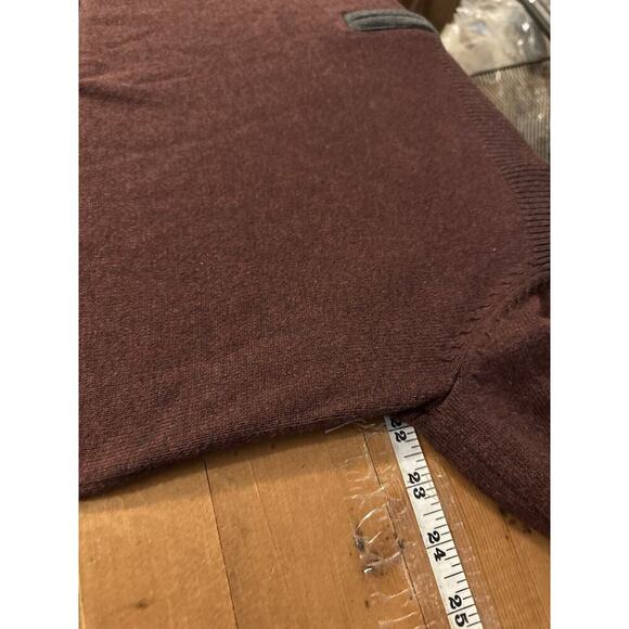 Mexx 3/4 Zip Mock Neck Sweater Mens L Color Block 100% Cotton Grunge Streetwear - Picture 5 of 8